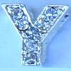 "Y" Rhinestone Charm